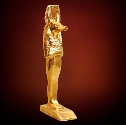 God Anubis statue for sale.